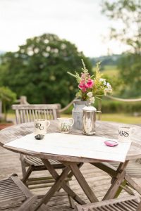 Coffee on the Decking